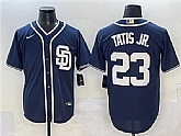 Men's San Diego Padres #23 Fernando Tatis Jr. Navy Cool Base Stitched Jersey,baseball caps,new era cap wholesale,wholesale hats